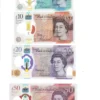 85 BRITISH POUNDS TOTAL, £5+ £10, £20, £50 ENGLAND NOTES, Q.E.II, REAL CURRENCY