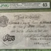 Bank of England Great Britain 5 Pounds 1937 Operation bernhard PMG 45