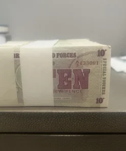10 New Pence Armed Forces Vouchers – Uncirculated Bundle